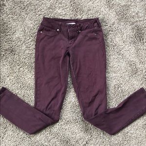 Purple Maurices Jeggings